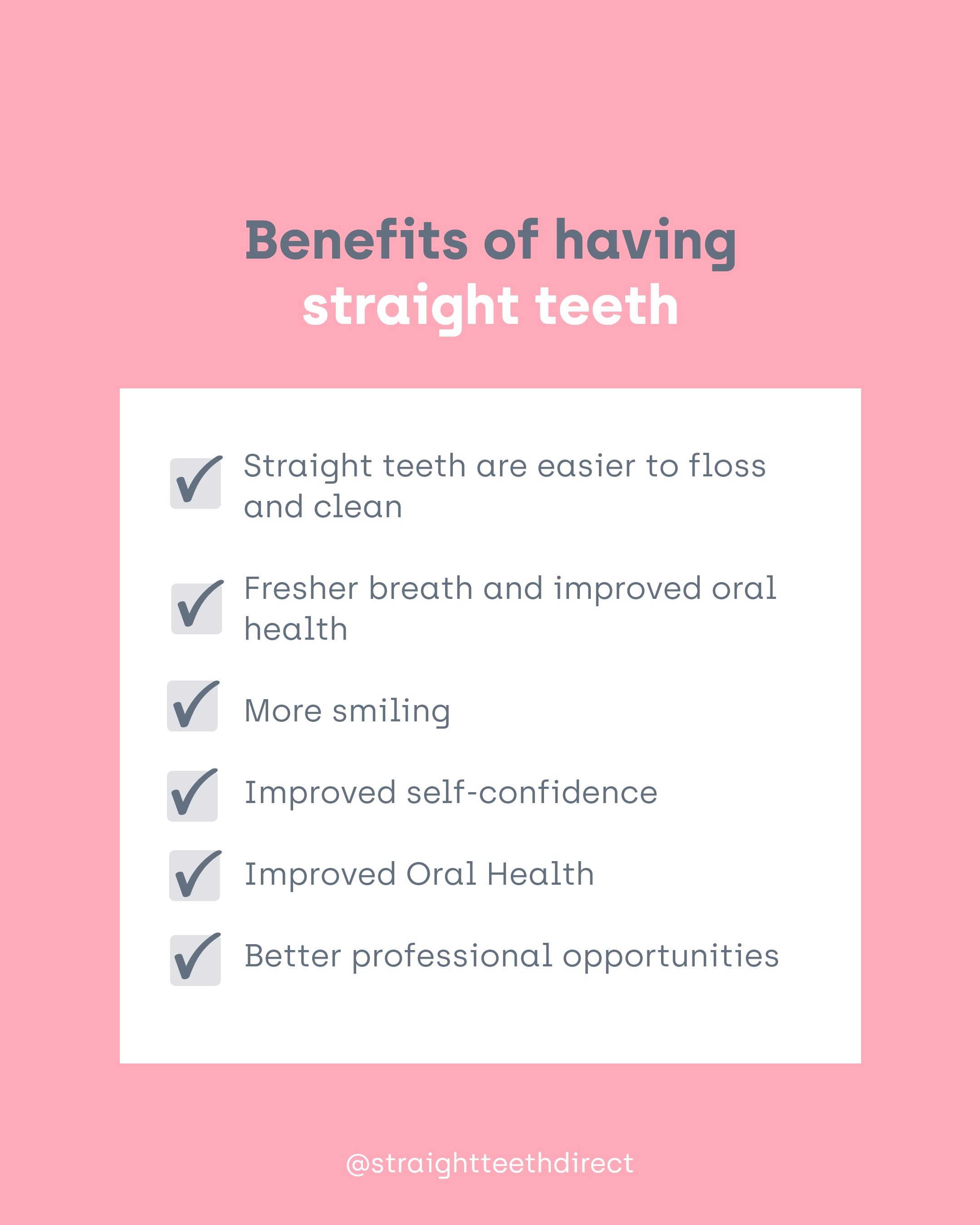 6 Health Benefits of Having Straight Teeth